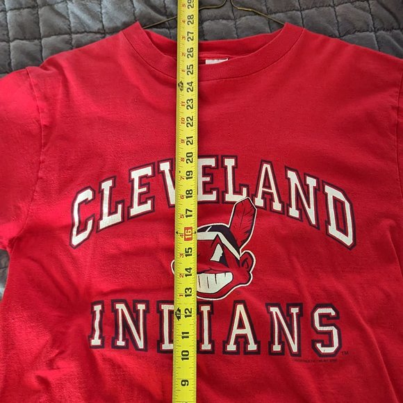 Vintage Y2K Cleveland Indians Tee Chief Wahoo - Picture 5 of 6
